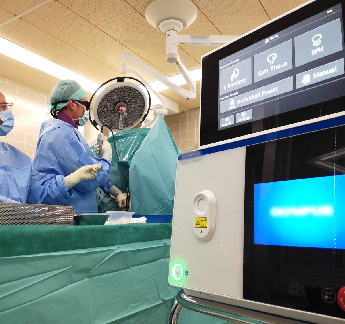 Thulium-Faser-Laser Nahaufnahme