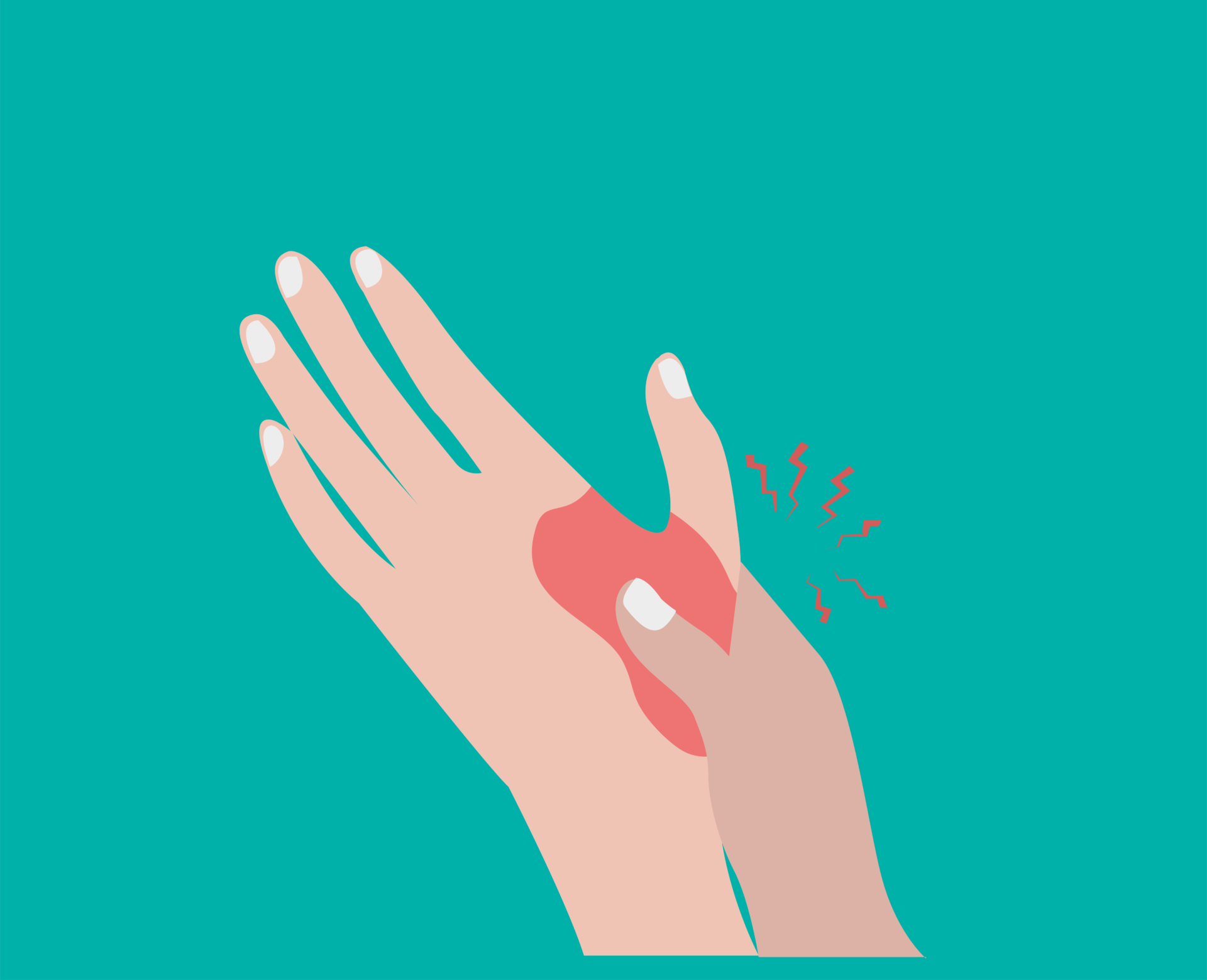 Schmerzendes Daumengelenk