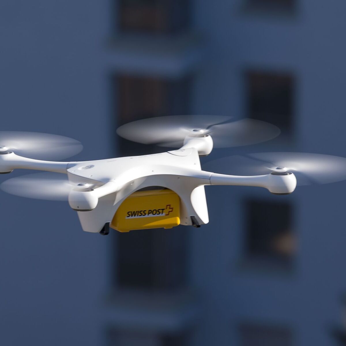 Post-Drohne in der Luft