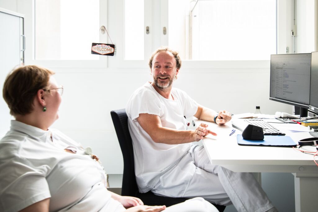 Kai Roloff bei der Arbeit
