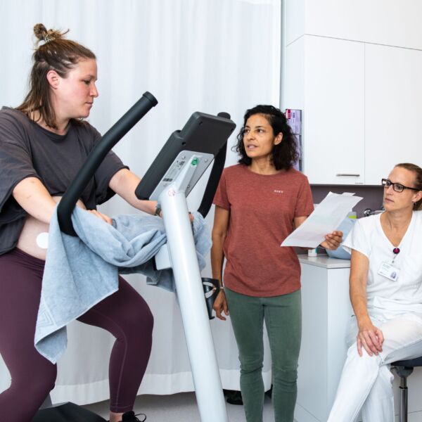 Schwangere beim Sport