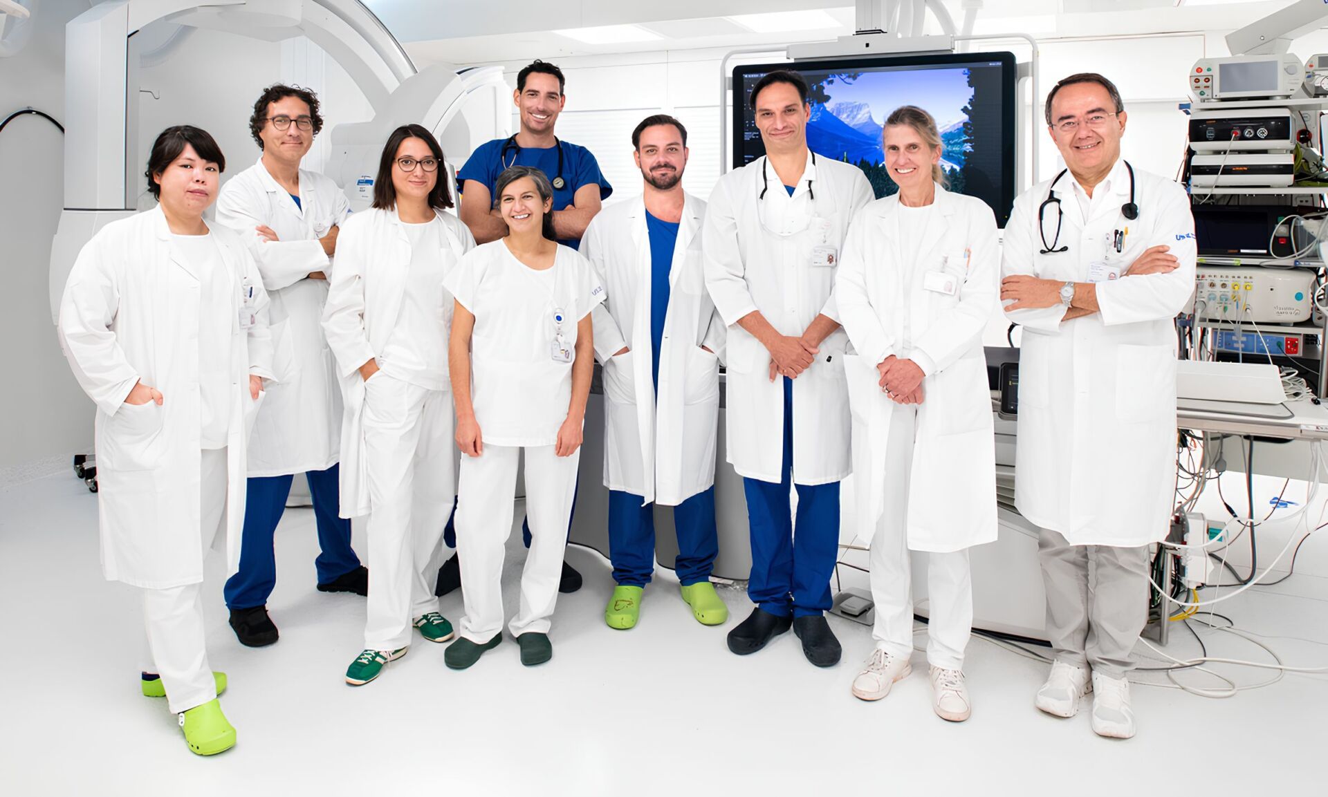 Gruppenbild Kardiologie Rhythmologie Team