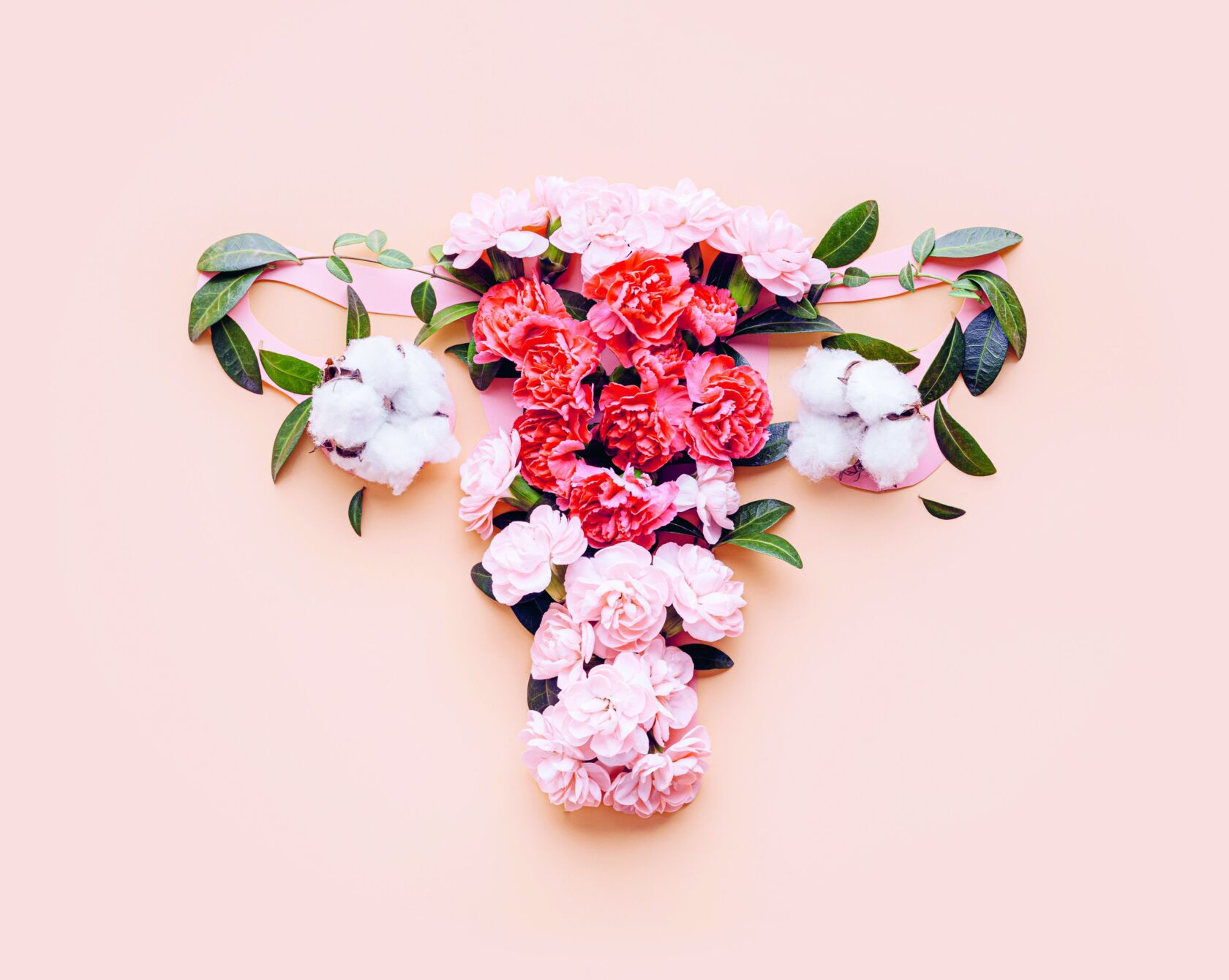 Gebärmutter in Blumenform