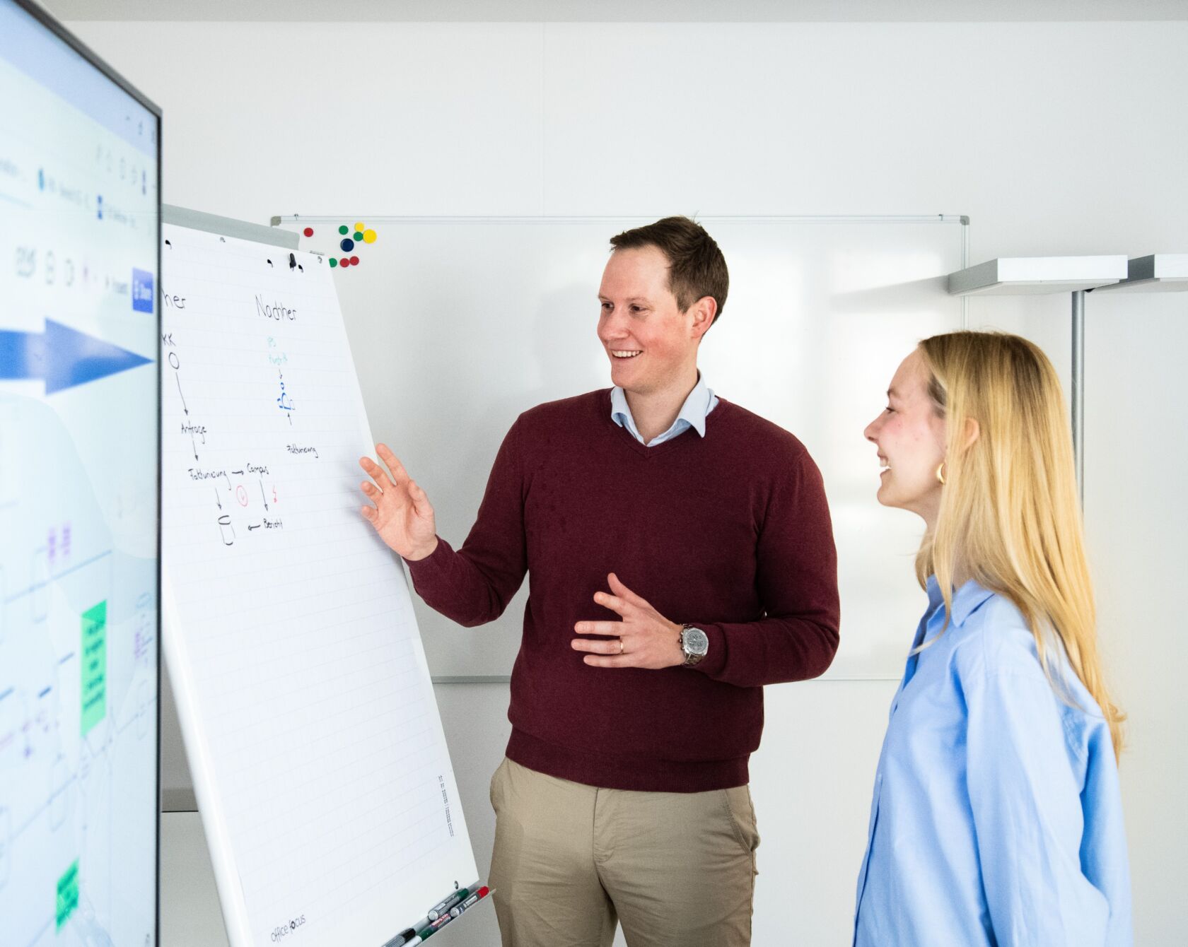 Cyrill bei der Arbeit als Berater