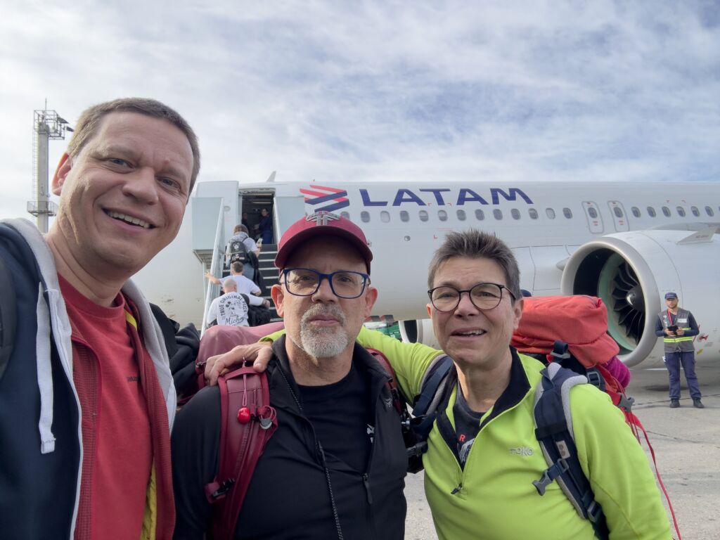 Expedition Aconcagua Team Flugzeug