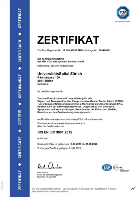 CCCZ Tüv Zertifikat