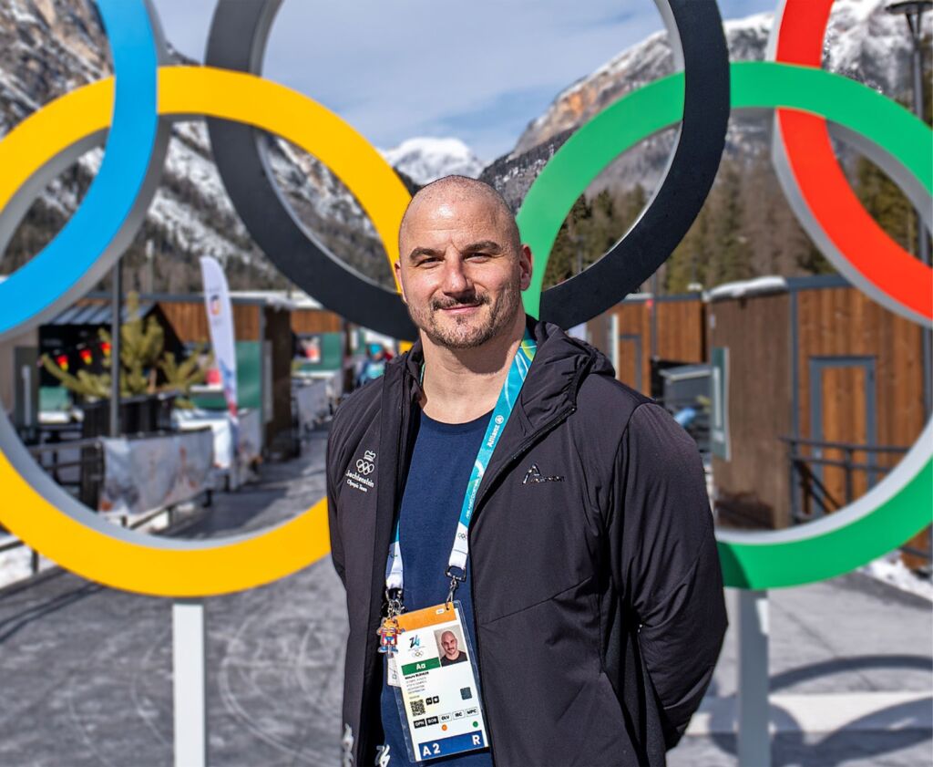 Mauro im Olympischen Dorf
