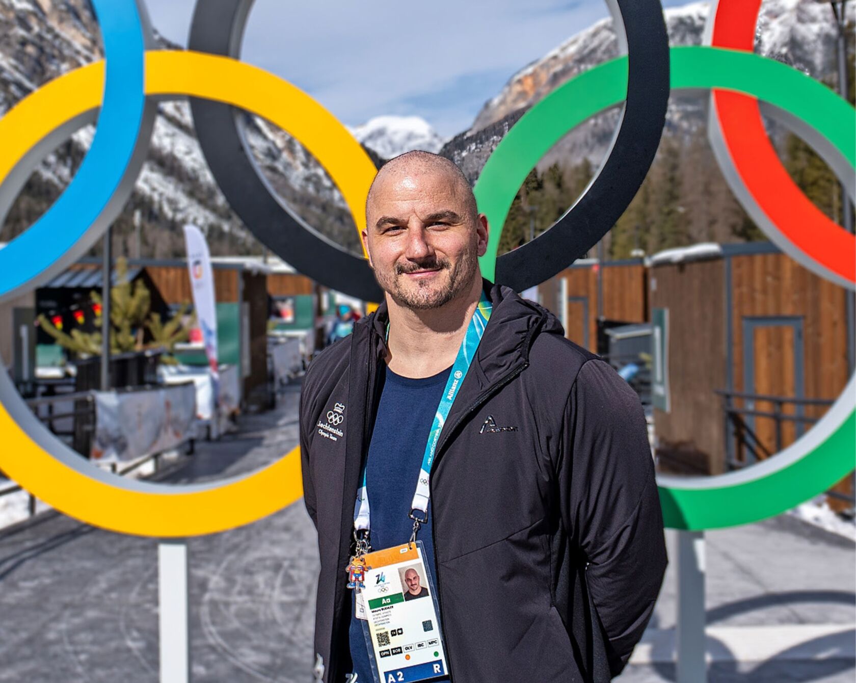 Mauro im Olympischen Dorf