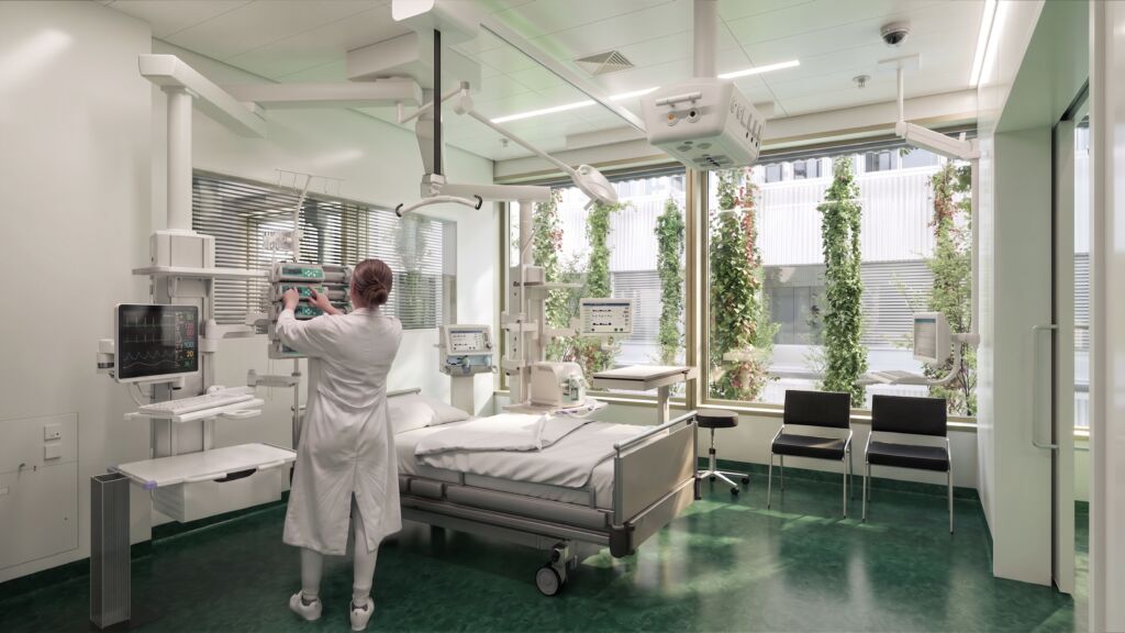 Visualisierung Spital der Zukunft